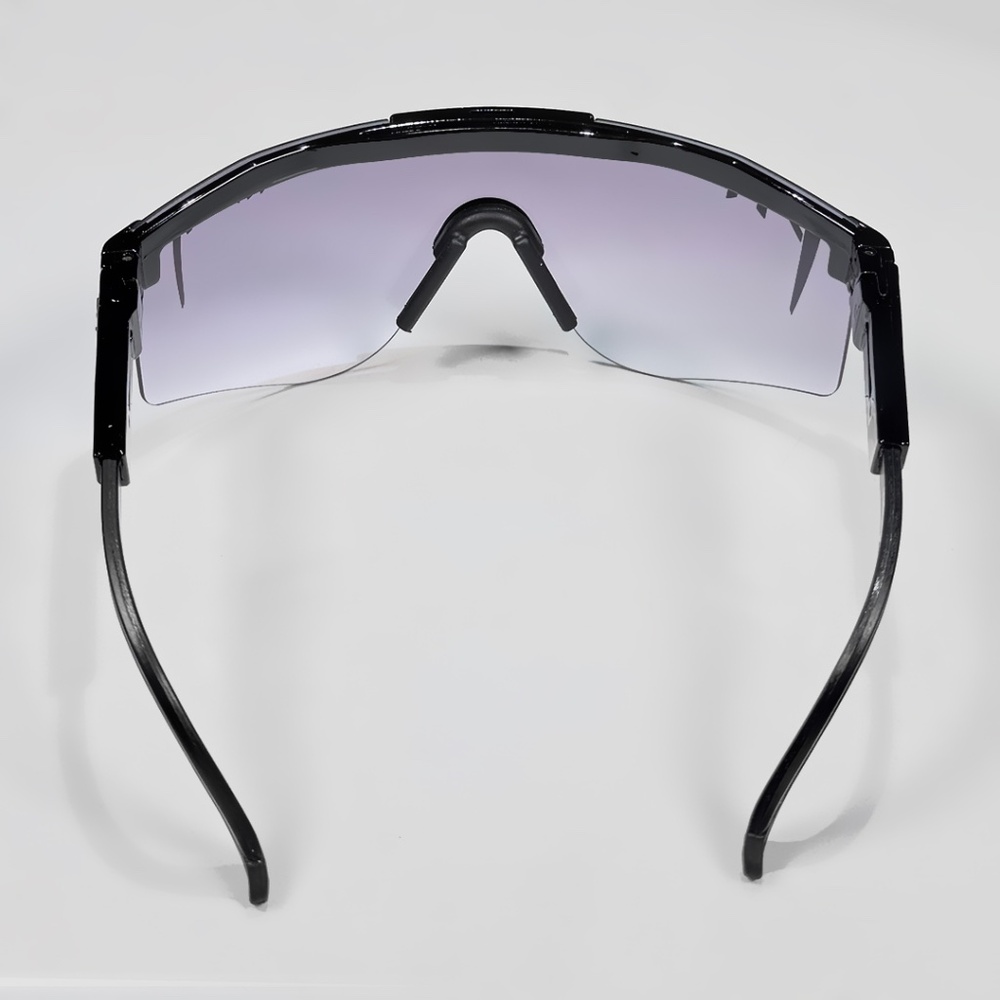 PIT VIPER The Exec Double Wide Sunglasses - NIB Black / Grey Fade - #48819-SUN3 - Picture 3 of 6